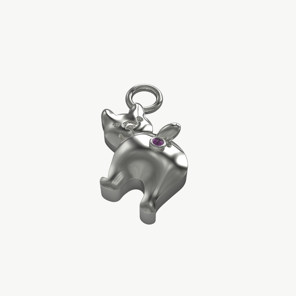 Diamond Dog Charm