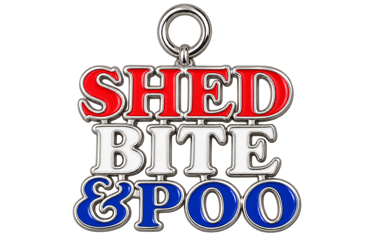 American Dog / Shed, Bite & Poo Charm