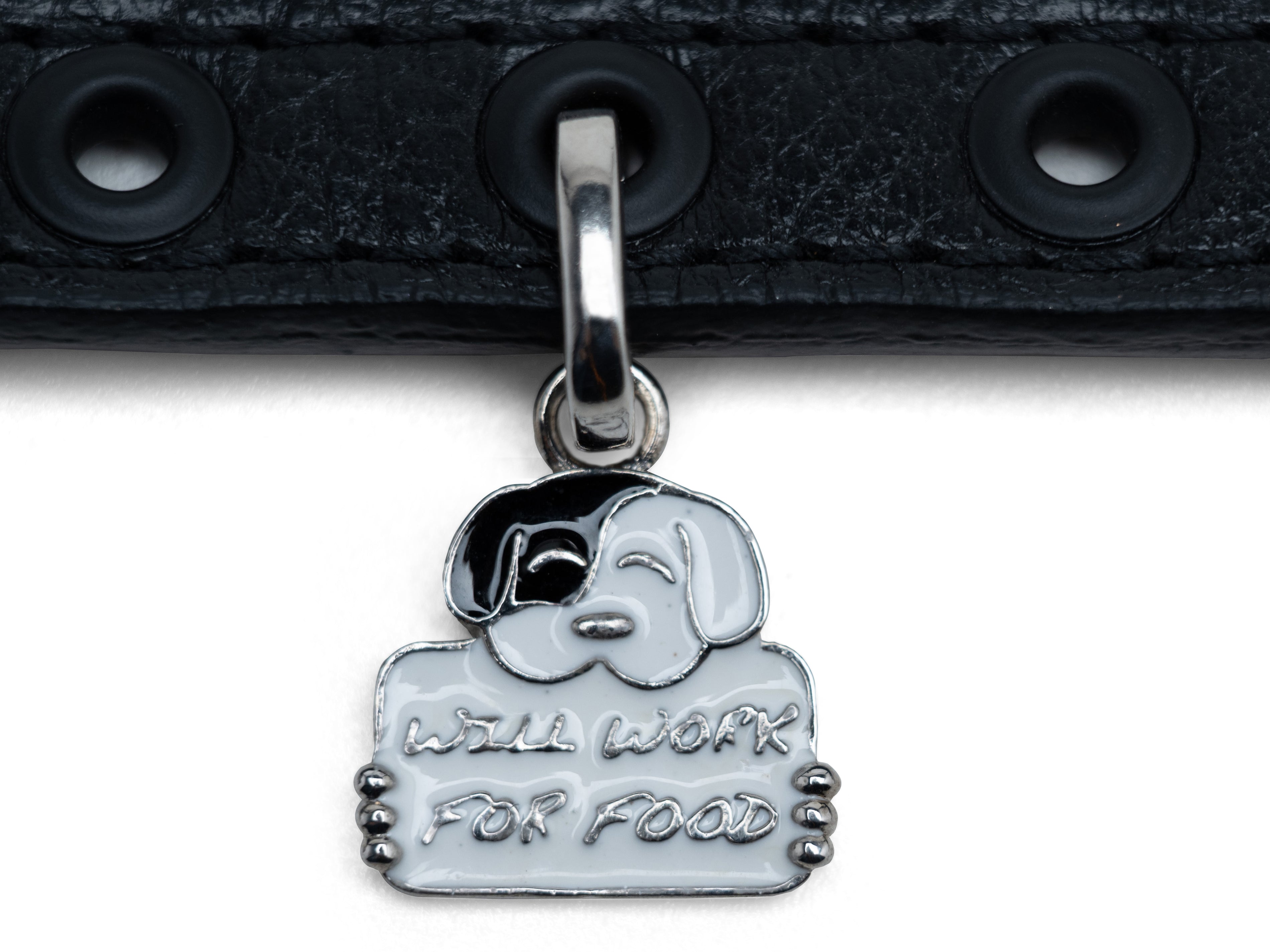 Will Work For Food Charm